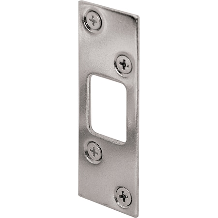 Prime-Line Nickel Plated, High Security Deadbolt Strike Single Pack E 2292